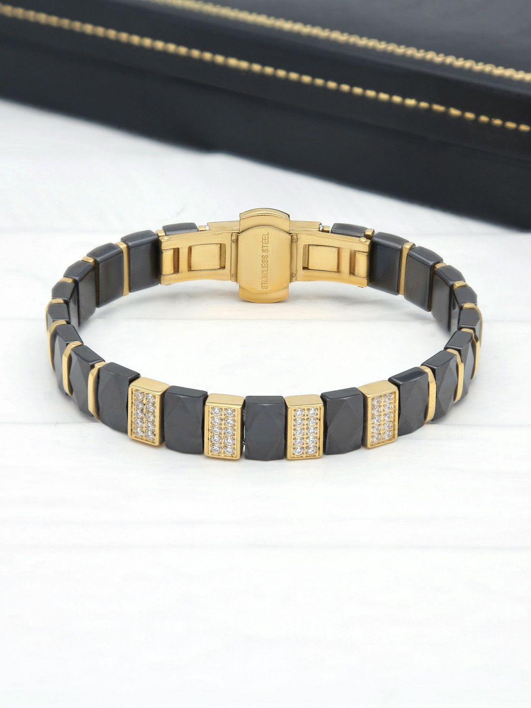 Western Kada Bracelet in Gold finish - THF2298